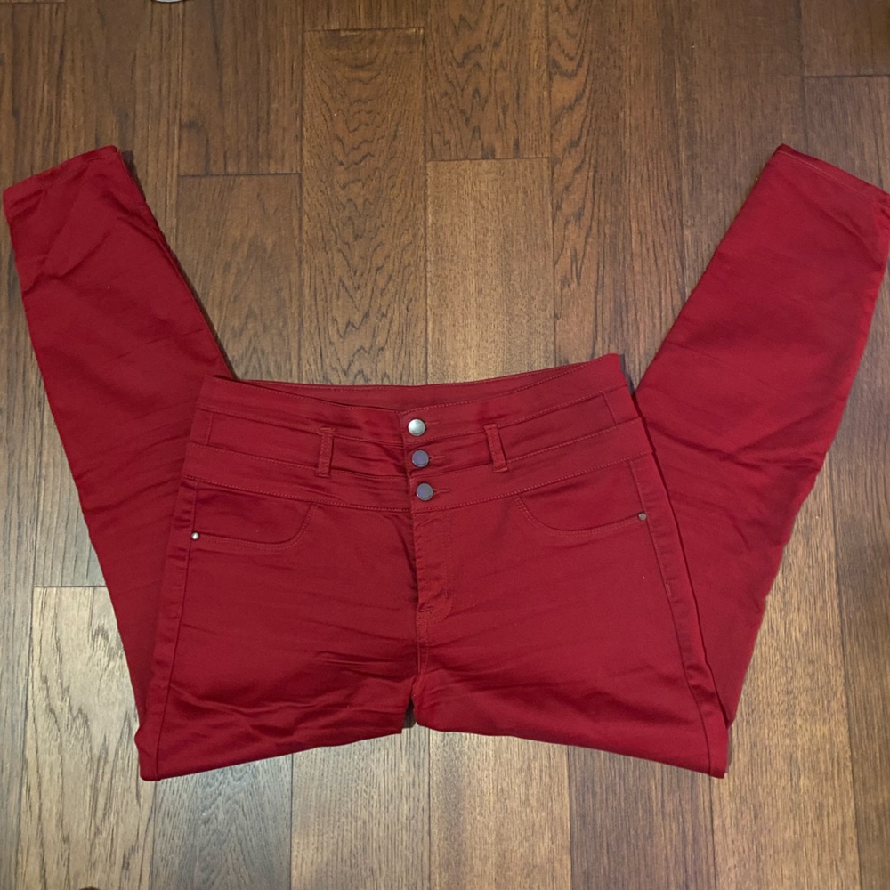 Super high waist skinny pants